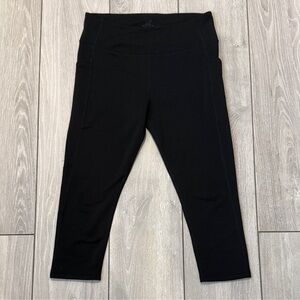 WOOLX | Merino wool cropped leggings/yoga pants w/pockets
